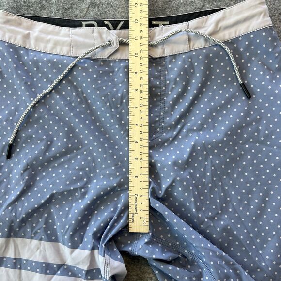 Bylt Basics Coastal Boardshorts Blue And White Polka Dots - Picture 3 of 8